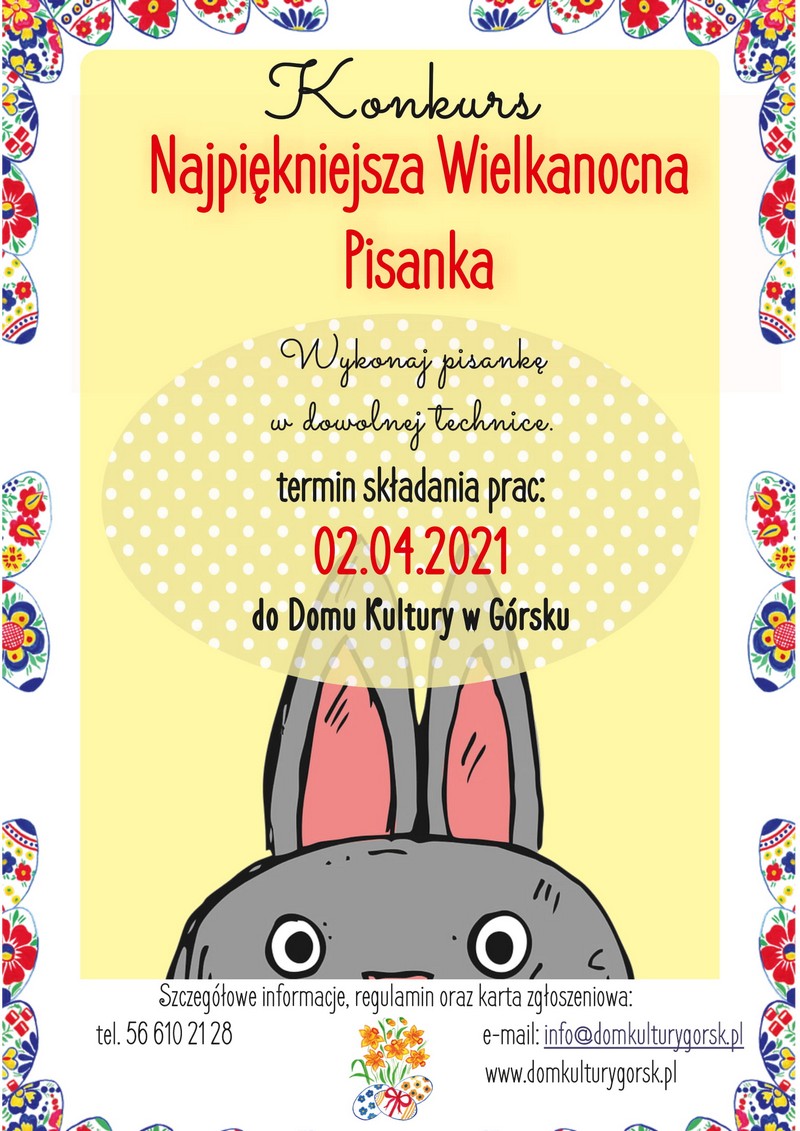 Konkurs Najpiękniejsza Wielkanocna Pisanka