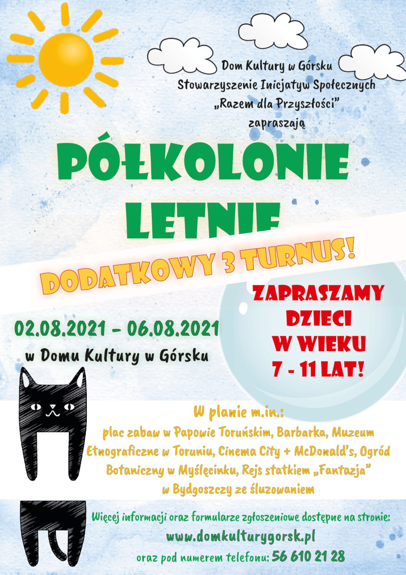 plakat półkolonie 3